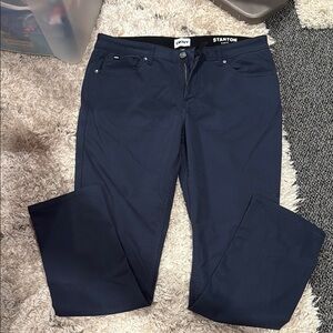 DKNY Stanton Slim Fit Navy Trousers